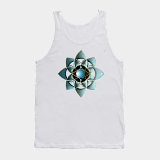 Sacred Geometry Porcelain Mandala Tank Top